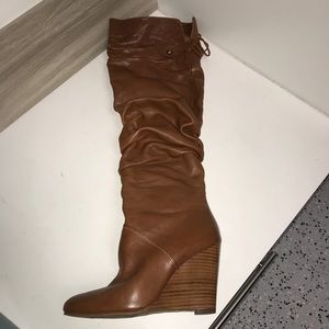 Nine West camel boot size 7
